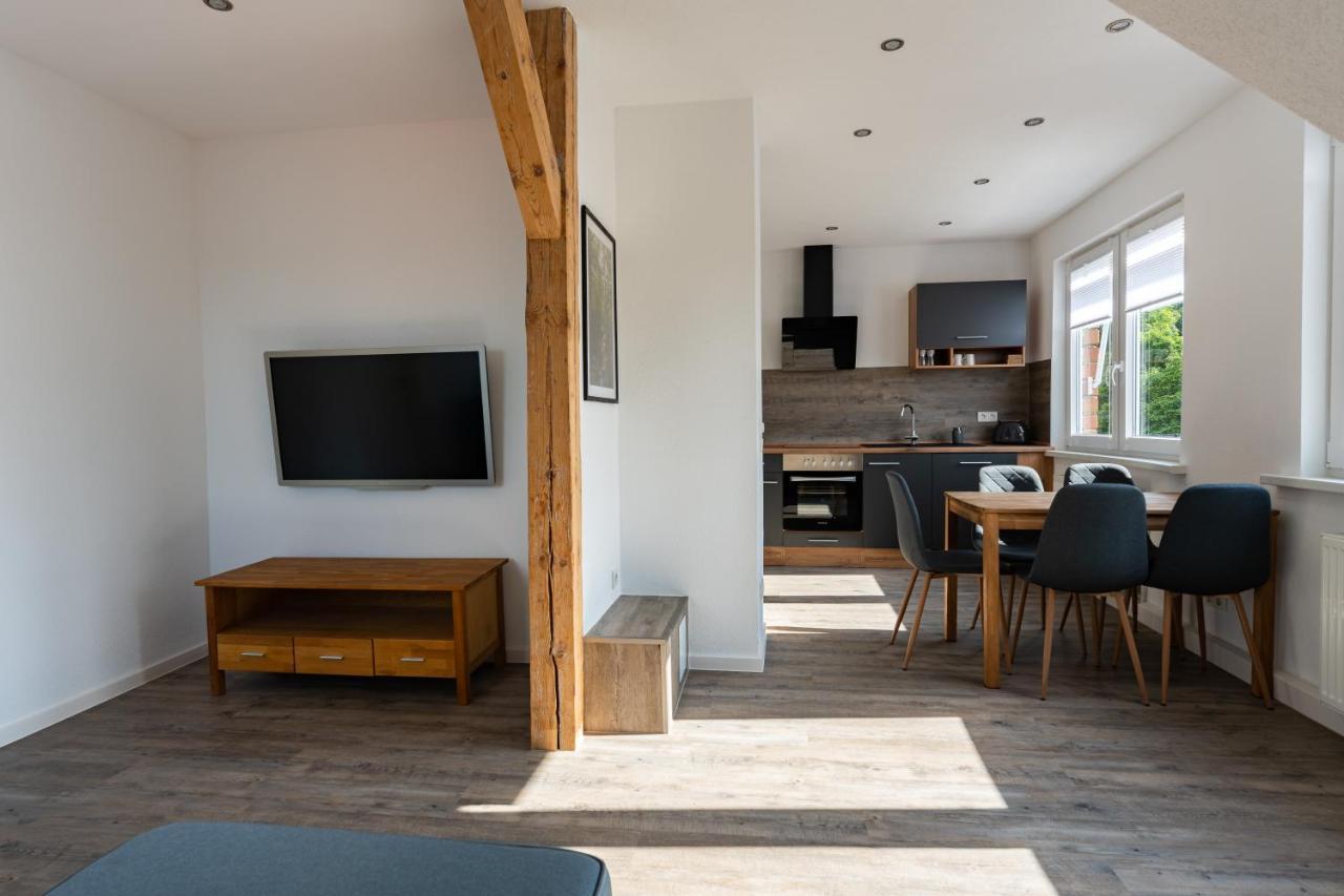 Ferienwohnung Am Steinbach 2 Thale Dış mekan fotoğraf