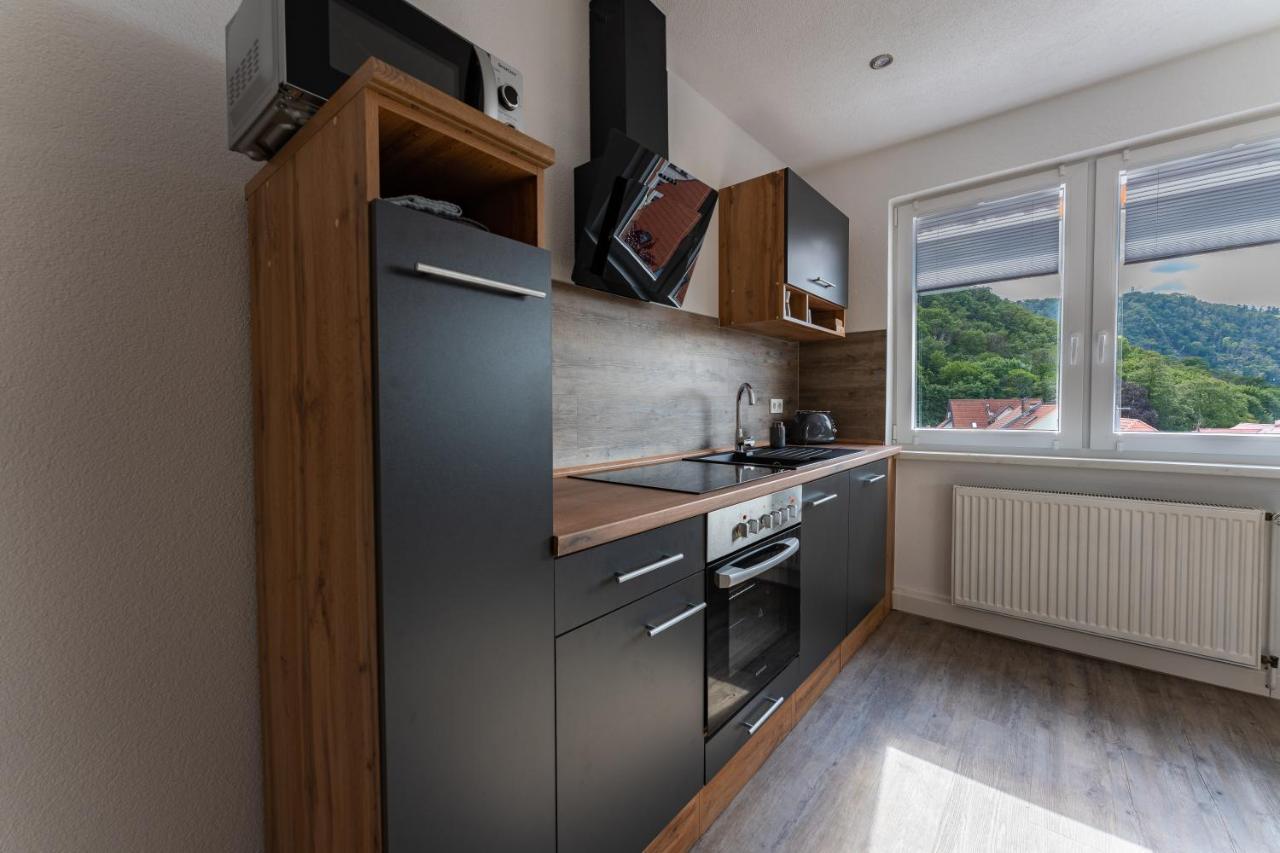 Ferienwohnung Am Steinbach 2 Thale Dış mekan fotoğraf