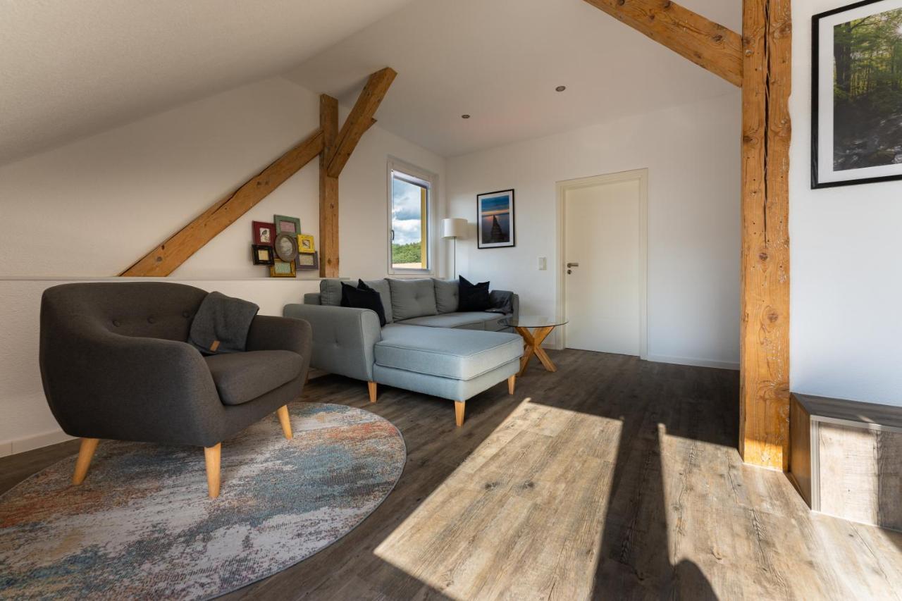 Ferienwohnung Am Steinbach 2 Thale Dış mekan fotoğraf